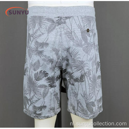 Allover gedrukte heren CVC-shorts